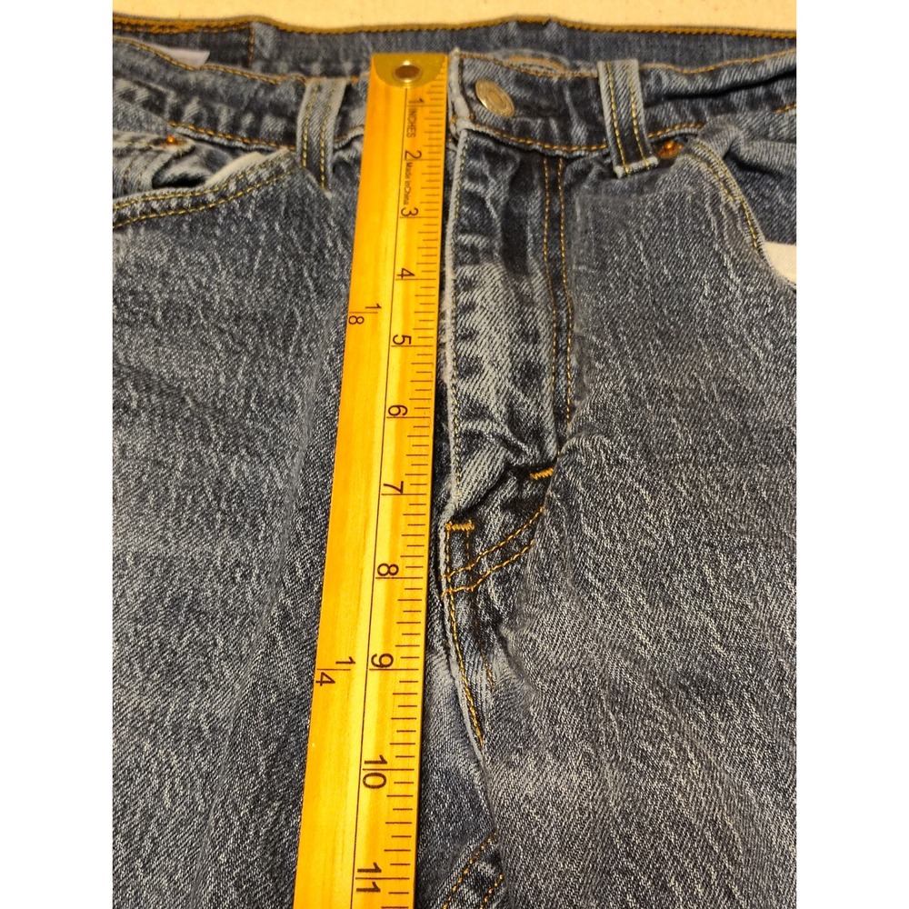 Levis 505 Regular Fit Jeans Mens 34x30 Medium Wash Blue Denim 00505-1989 S - Picture 3 of 8
